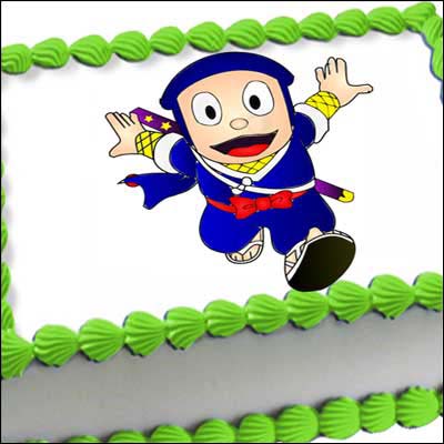 "Ninja Hattori - 2kgs (Photo cake) - Click here to View more details about this Product